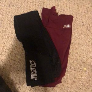 2 pairs of leggings